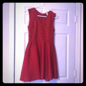 Red cocktail dress